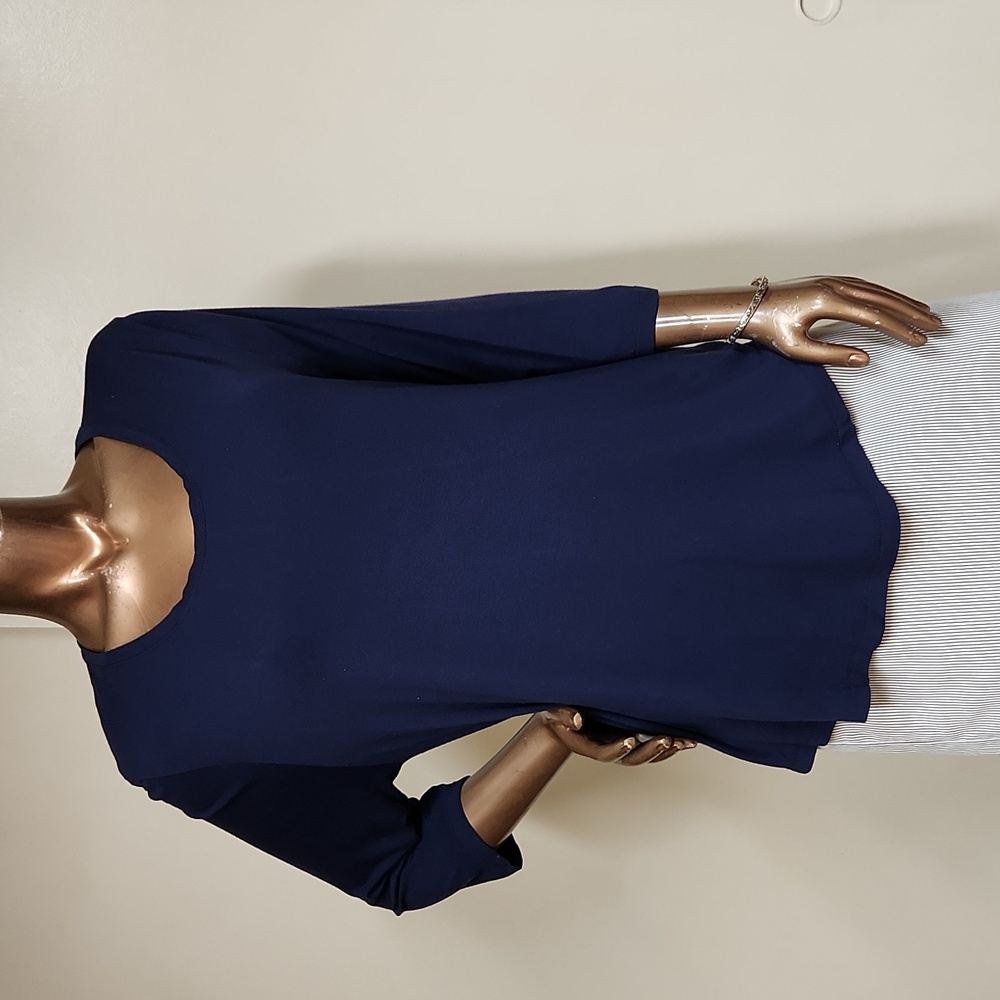Like New JM Collection Basic 3/4 Sleeve   Top Size XL